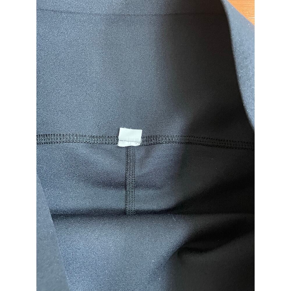 FANKA Body Sculpt Leggings Black Flocked Compression High Rise Womens M - Picture 9 of 12
